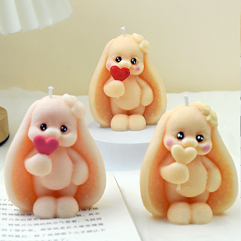 Bunny Cake Mold - ثلاثية الأبعاد أرنب طويل الأذن قوالب