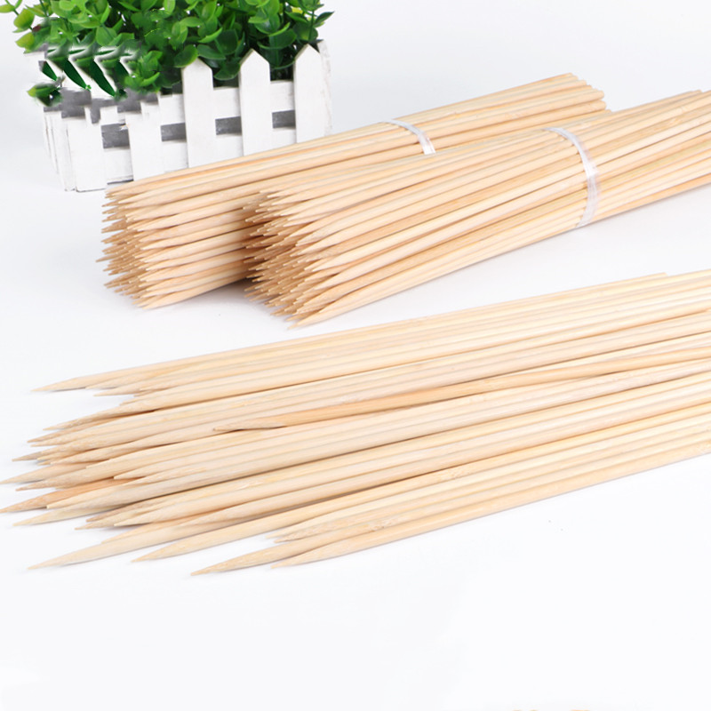 Corn Dog Stick - 100 قطعة من أعواد الطعام الخشبية