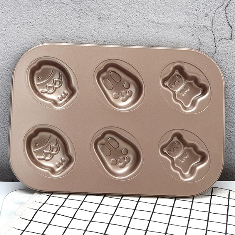 Egg Waffle Pan - 1 قطعة كعكة الكوكيز الفطائر الكربون