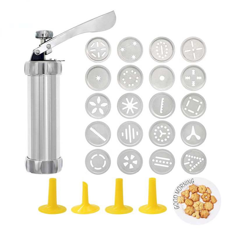 Churros Maker Gun - مجموعة أدوات ضغط صانع البسكويت المصنوعة