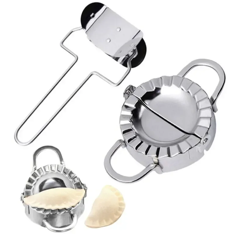 Dumpling Press Set - قالب تقطيع وتشكيل عجين الزلابية والفطائر