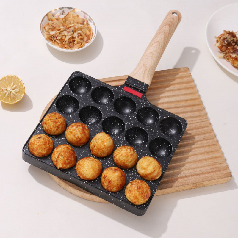 Takoyaki Grill Plate - مقلاة تاكوياكي بـ 20 فتحة، صينية