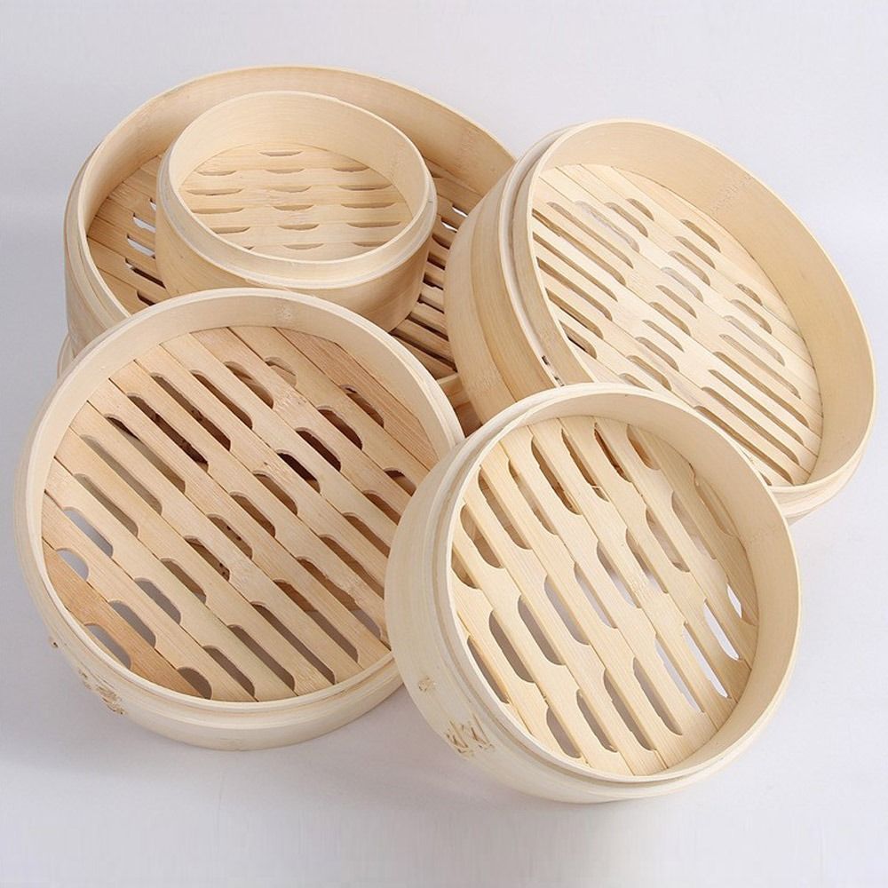 Bao Steamer Bamboo - سلة باخرة صينية سلة باخرة من