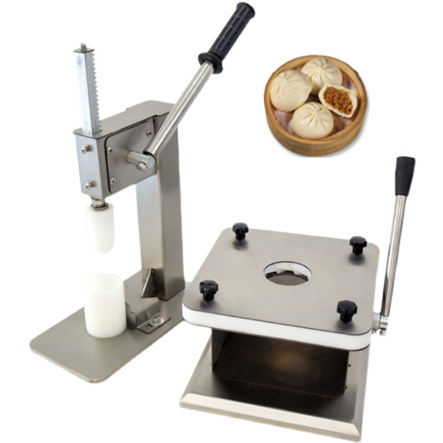 Dumpling Press Set - آلة صنع الباوزي/المومو/الزلابية الخضراء سهلة التشغيل