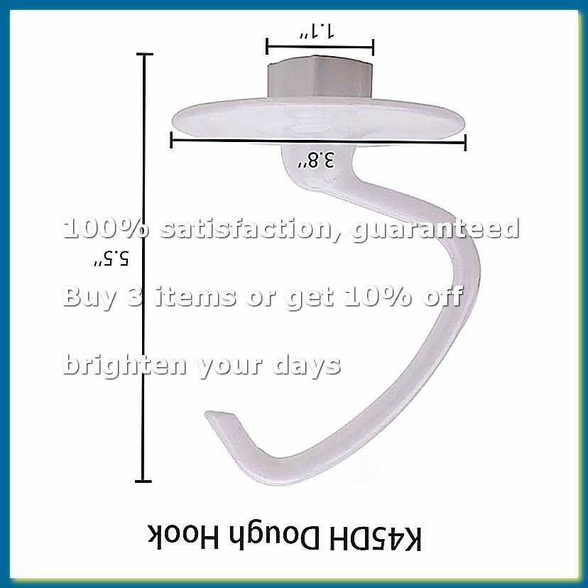 خطاف عجن K45DH، مضرب مسطح مطلي - مراجعة Kitchenaid Mixer Hand Mixer وسعره