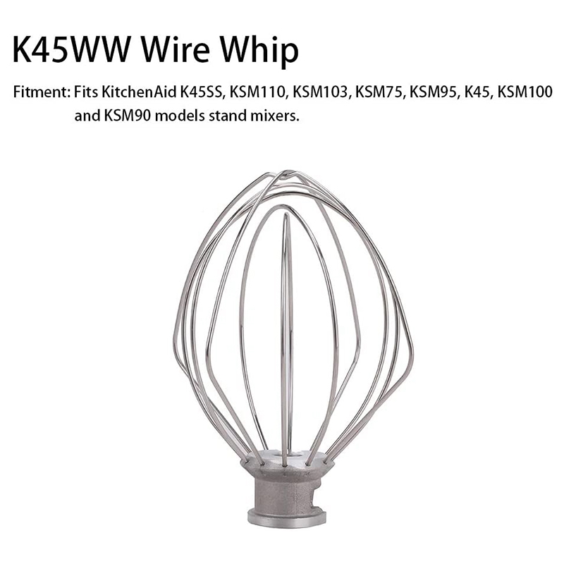 خطاف عجن K45DH، مضرب مسطح مطلي - مراجعة Kitchenaid Mixer Hand Mixer وسعره