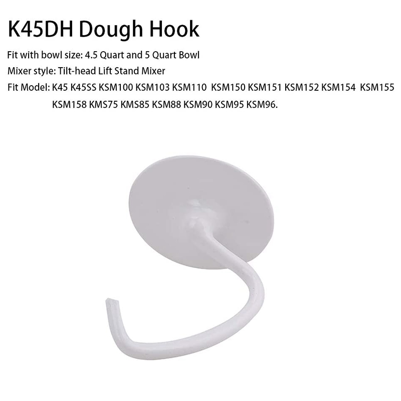 خطاف عجن K45DH، مضرب مسطح مطلي - مراجعة Kitchenaid Mixer Hand Mixer وسعره