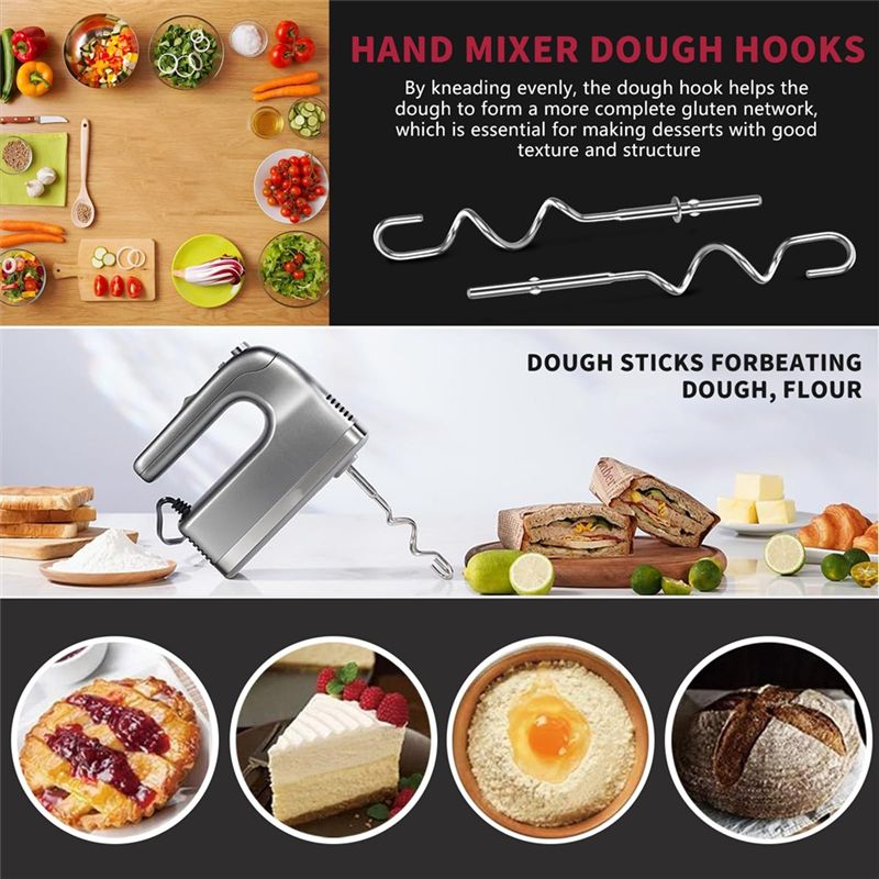 خطاف عجين A23E للاستبدال في خل - مراجعة Kitchenaid Mixer Hand Mixer وسعره