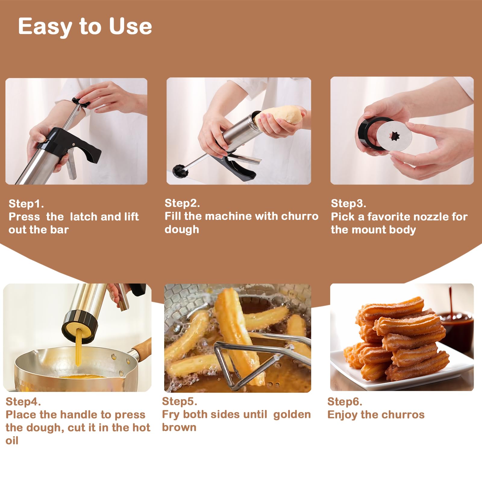 ماكينة صنع الكورو التقليدية، م - مراجعة Churros Maker Gun وسعره