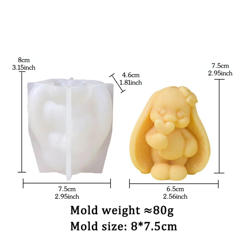 ثلاثية الأبعاد أرنب طويل الأذن - مراجعة Bunny Cake Mold وسعره