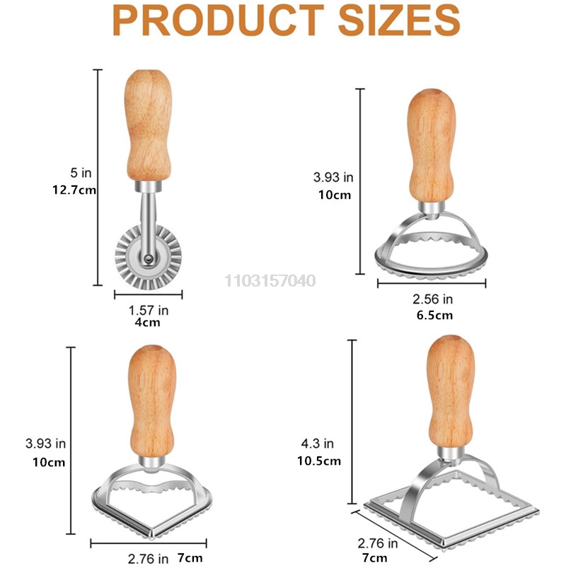 3/4 قطعة قوالب المعكرونة اليدو - مراجعة Dumpling Press Set وسعره