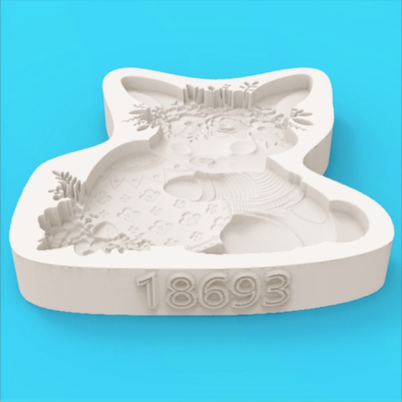 قالب سيليكون على شكل أرنب لعيد - مراجعة Bunny Cake Mold وسعره