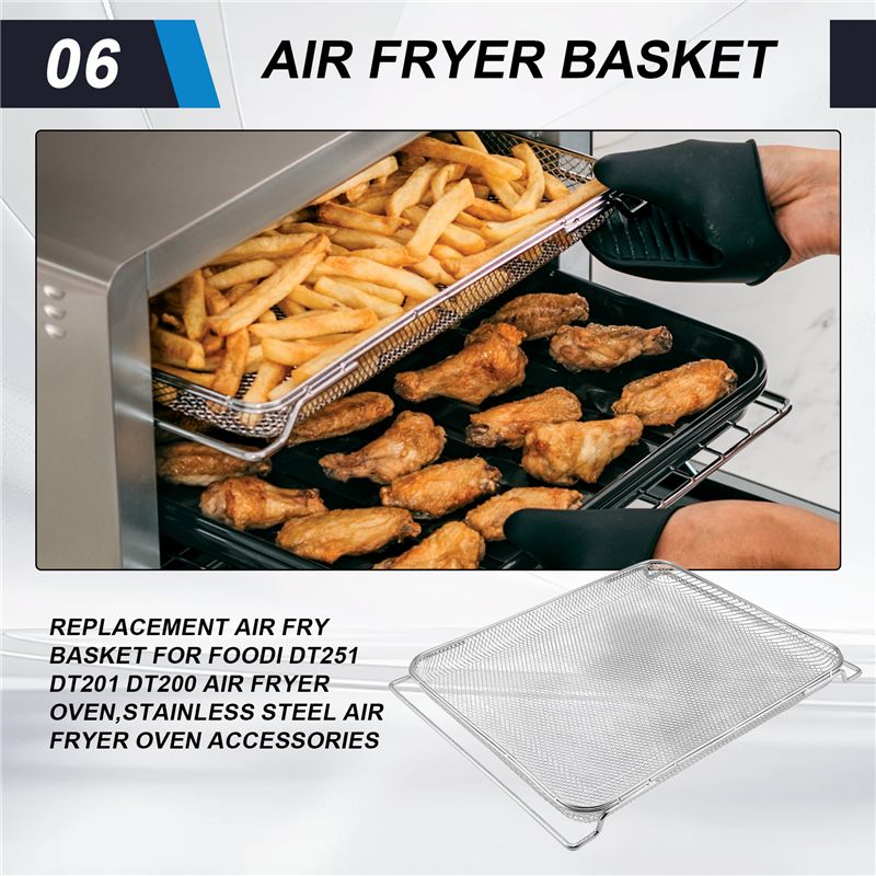 سلة قلي هوائية من TAIGH لأفران - مراجعة Ninja Air Fryer Dt201 وسعره
