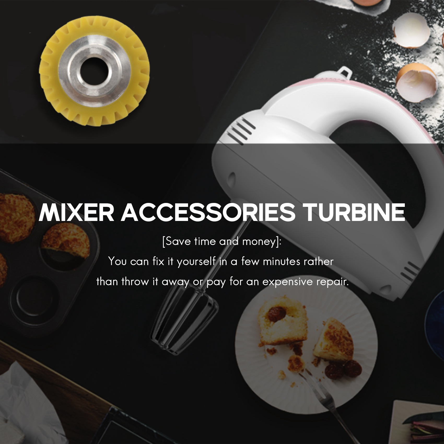 AC88-W10112253 جزء استبدال ترس - مراجعة Kitchenaid Mixer Hand Mixer وسعره