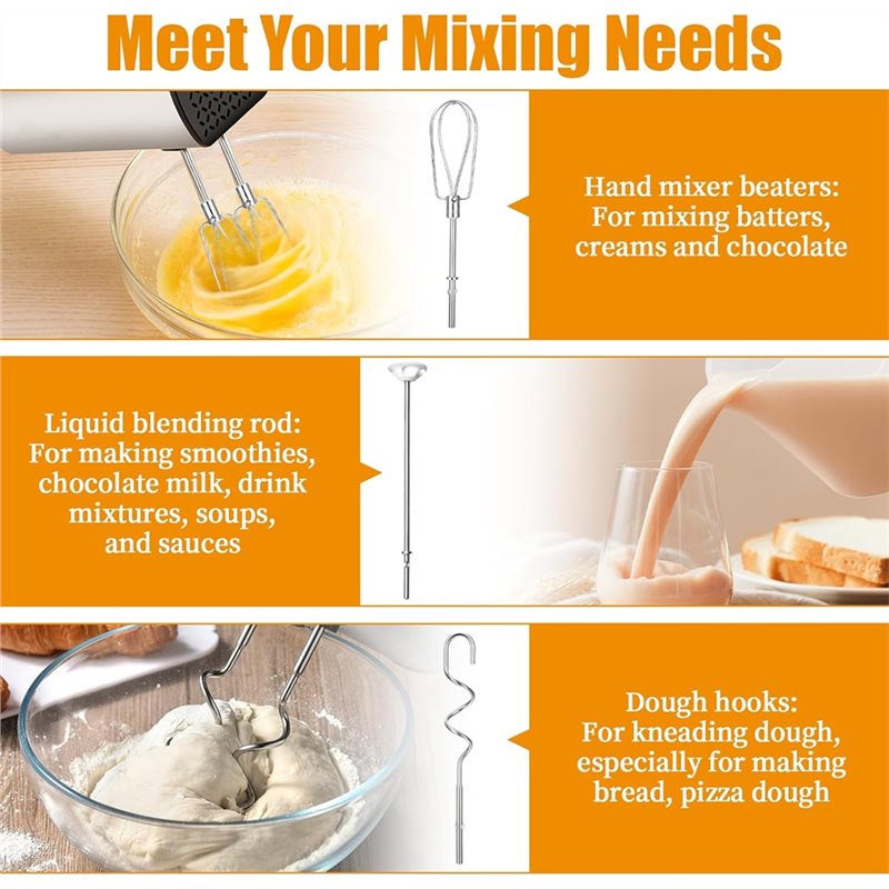 【B25B!】 ملحقات خلاط كيتشن إيد  - مراجعة Kitchenaid Mixer Hand Mixer وسعره