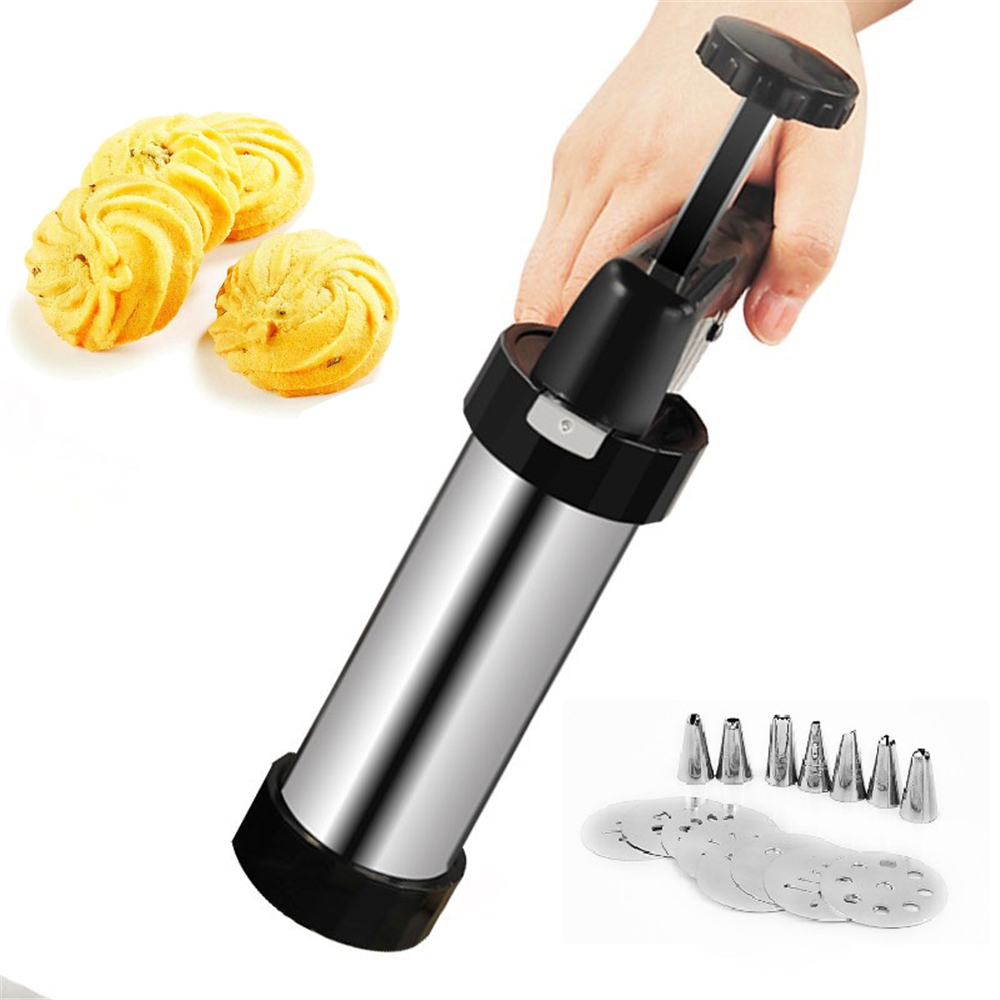 طقم أدوات كعك الصحافة لماكينة  - مراجعة Churros Maker Gun وسعره