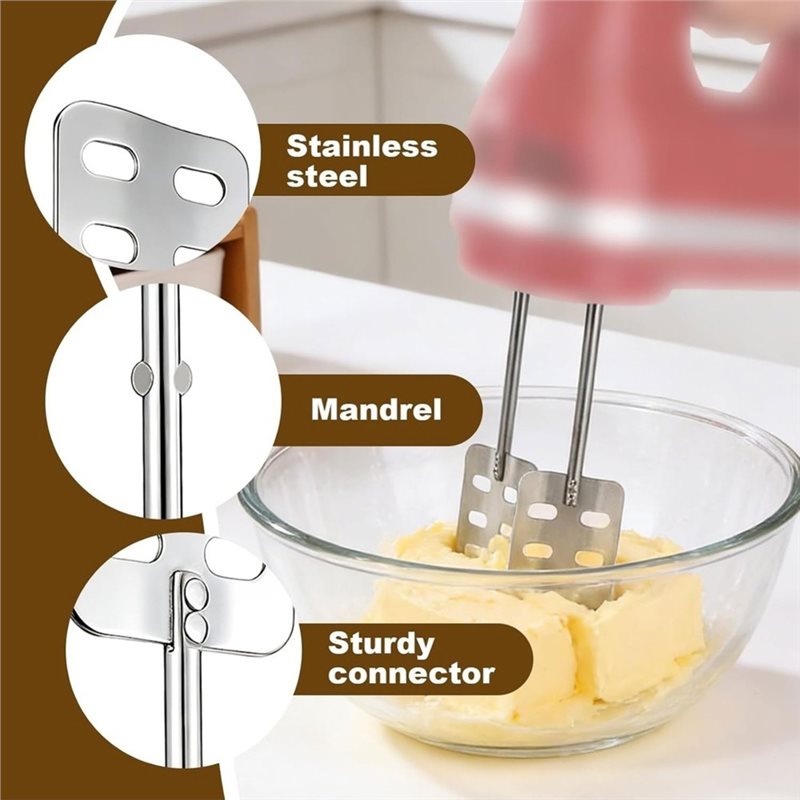 طقم استبدال خلاط اليد A83G-2Pc - مراجعة Kitchenaid Mixer Hand Mixer وسعره