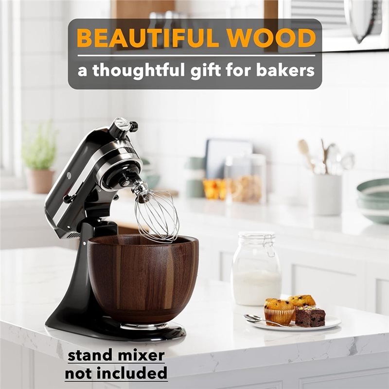 حامل أوعية خلط من خشب الأكاسيا - مراجعة Kitchenaid Mixer Hand Mixer وسعره
