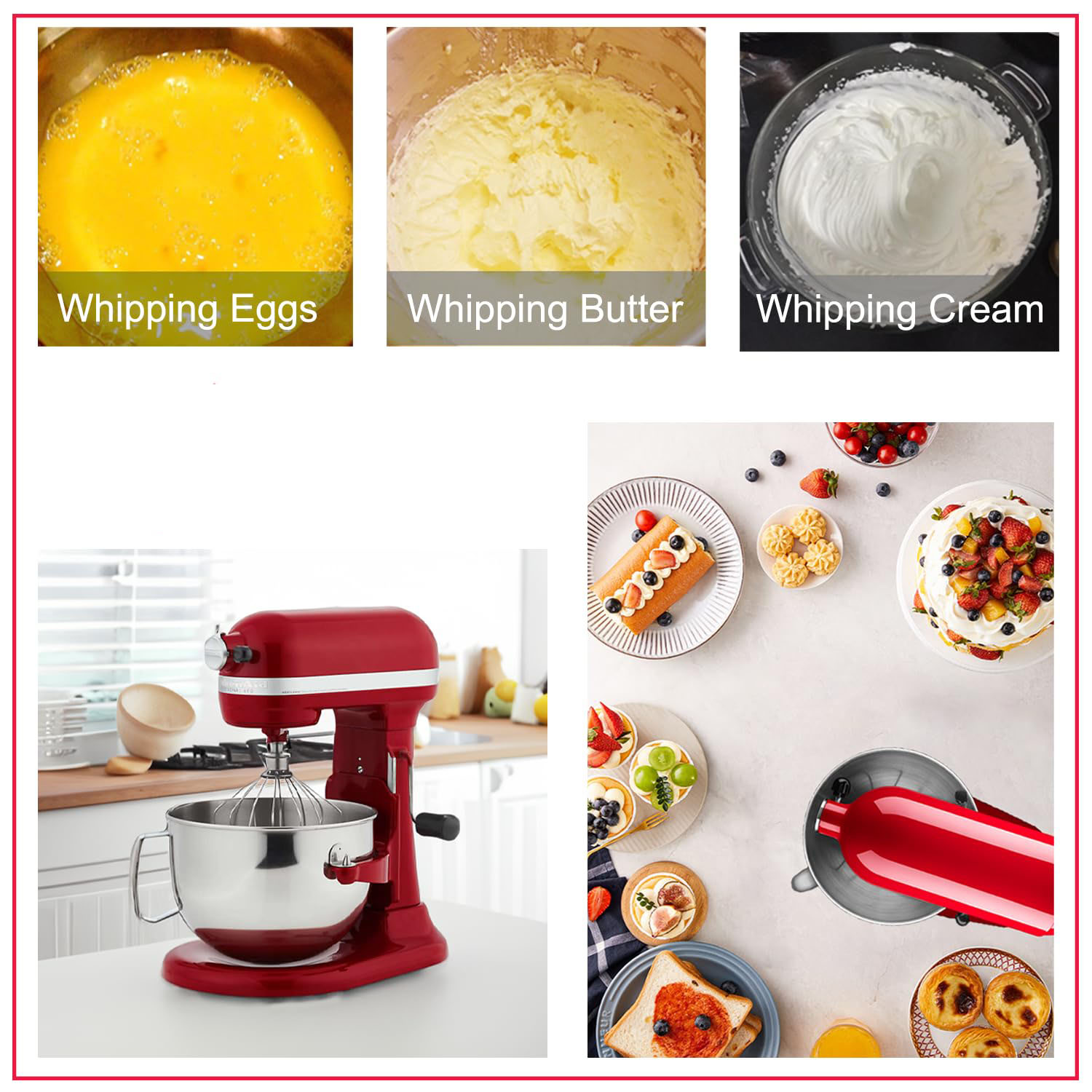سوط سلكي لوعاء خلاط كيتشن ايد  - مراجعة Kitchenaid Mixer Pro 600 وسعره