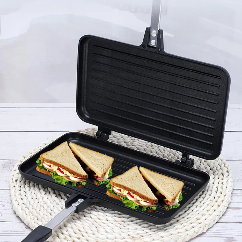 مقلاة على الوجهين غير عصا صانع - مراجعة Mini Pancake Griddle وسعره