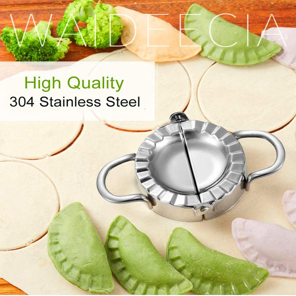 الفولاذ المقاوم للصدأ قالب زلا - مراجعة Dumpling Press Set وسعره