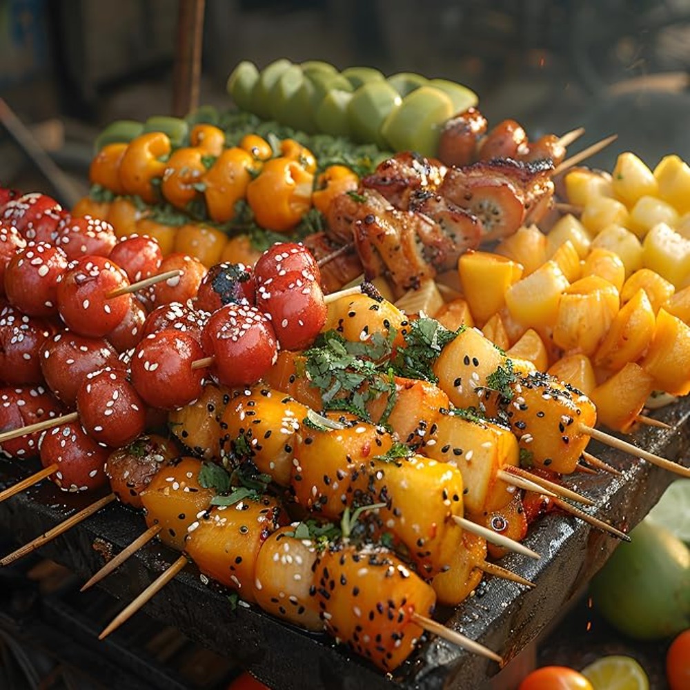 90-1350 قطعة من أعواد الخيزران - مراجعة Corn Dog Stick وسعره