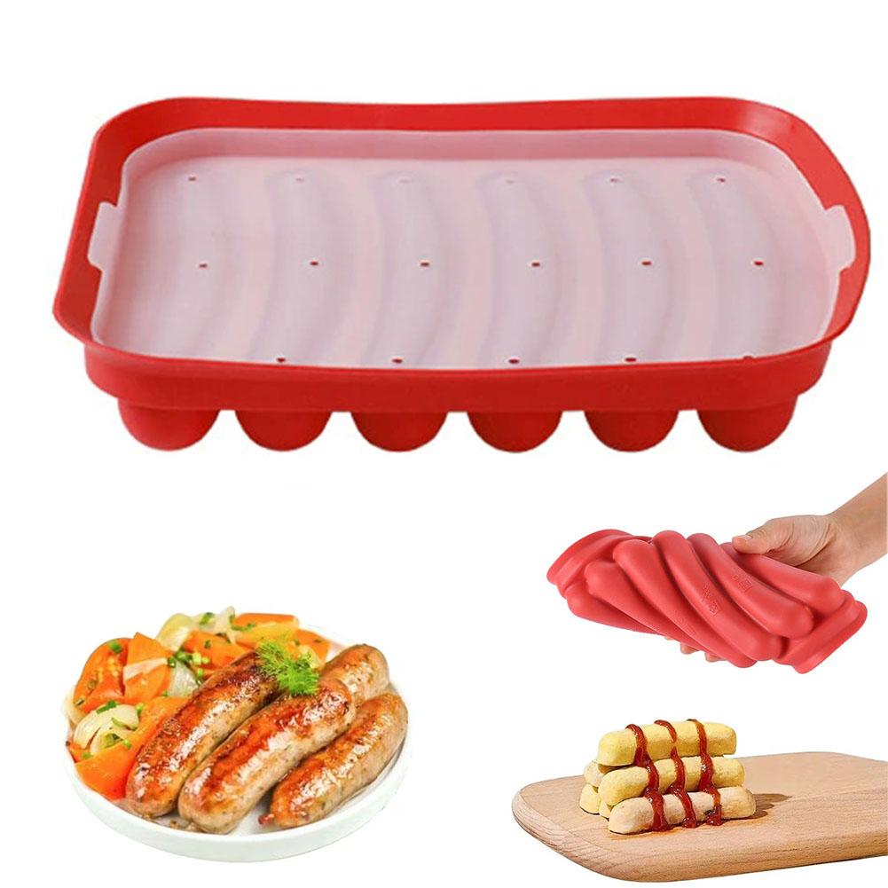 قالب صنع النقانق بـ 6 فتحات من - مراجعة Hot Dog Press وسعره