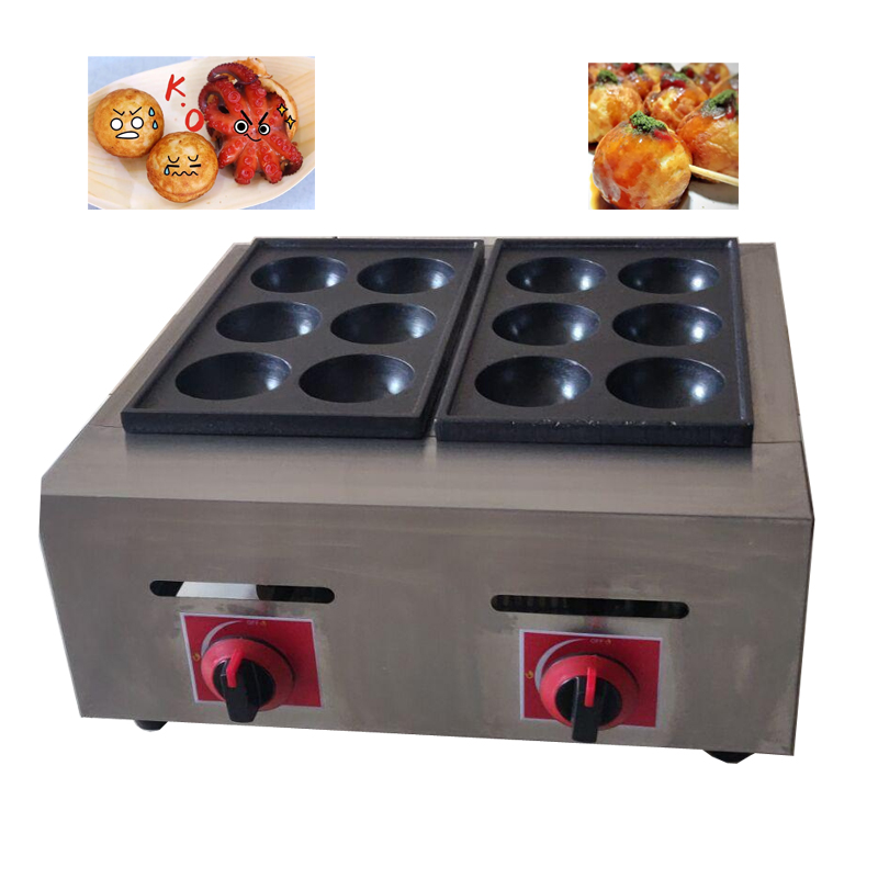 شواية كهربائية/غازية تجارية لك - مراجعة Takoyaki Grill Plate وسعره