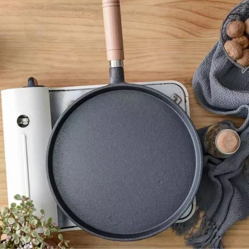 مقلاة حديدية مقاس 20 سم بمقبض  - مراجعة Egg Waffle Pan وسعره