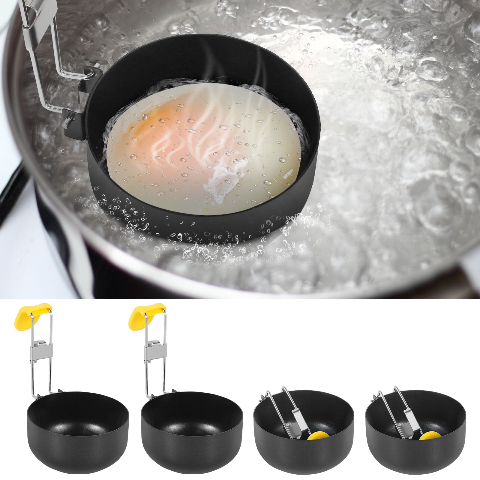 4 عبوات من حلقات صياد البيض ال - مراجعة Mini Pancake Griddle وسعره